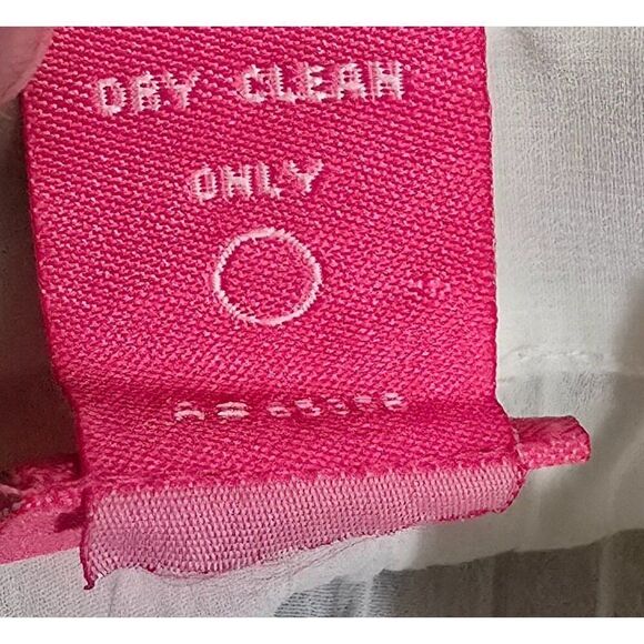 Du Jour Trend Right Now Womens White Ruffle Button-Down Blouse L Polyester - Picture 7 of 7